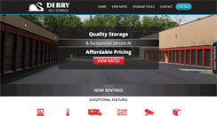 Desktop Screenshot of derryselfstorage.com